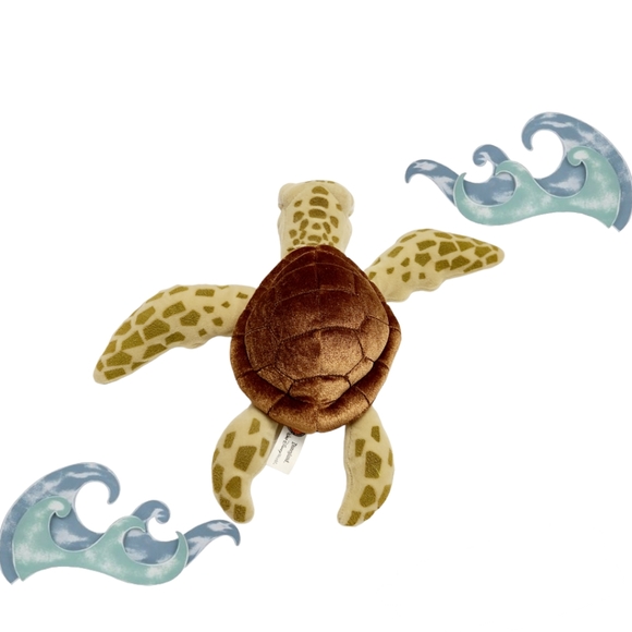 Disney Theme Parks Finding Nemo Souvenir Crush Turtle Plush Stuffed Animal Toy - Picture 5 of 6